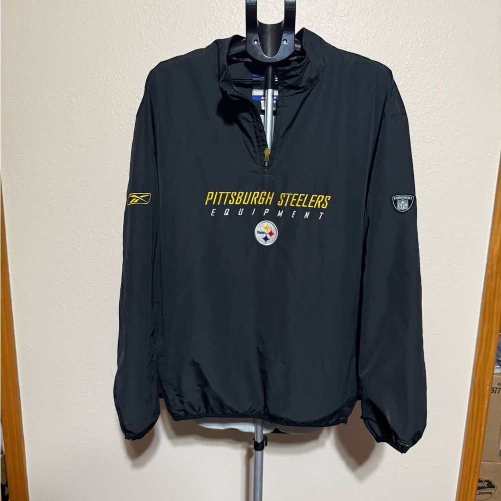 Reebok‎ NFL Equipment Black and Blue Jacket